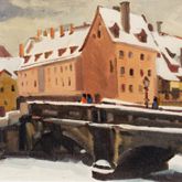 Maxbrücke im Winter